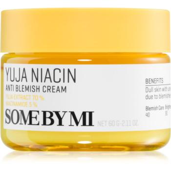 Some By Mi Yuja Niacin Anti Blemish hydratační a rozjasňující pleťový krém pro pleť s hyperpigmentací 60 g