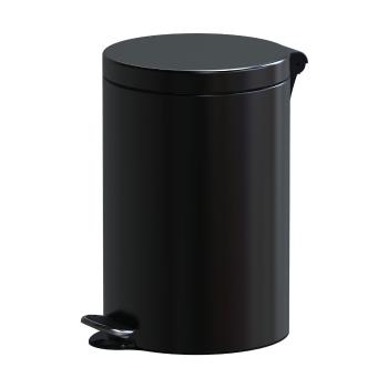 Coș cu pedale Alda Freedom Fresh 12 l, negru, negru, 12 l