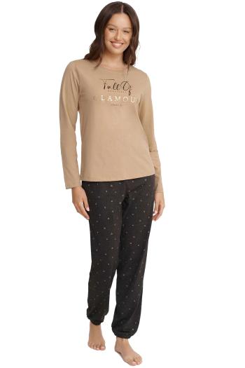 Pijama de damă 40936 Glam beige