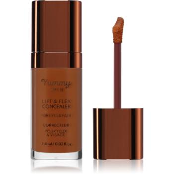Danessa Myricks Beauty Yummy Skin Lift & Flex Concealer folyékony korrektor matt hatással árnyalat 15 - Dark With Warm Undertones 9.4 ml