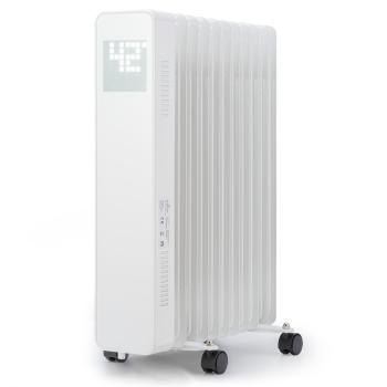 Sanford Smart, radiator cu ulei, putere 2500 W, cronometru săptămânal, afișaj LED, panou tactil, aplicație Klarstein