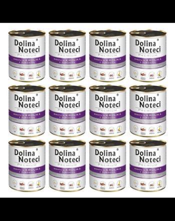 DOLINA NOTECI Premium bogat în iepure cu merișoare 12 x 800 g