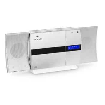 Auna V-20 DAB, sistem stereo vertical, bluetooth, NFC, CD, MP3, USB, tuner DAB+ și UKW