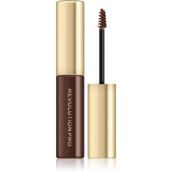 Revolution PRO Brow Volume And Sculpt Gel gel pentru sprancene pentru volum și formă culoare Warm Brown 6 ml