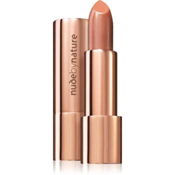 Nude by Nature Moisture Shine ruj strălucitor cu efect de hidratare culoare Bare Pink 4 g