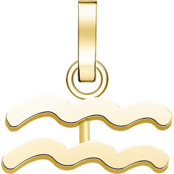 Rosefield Pandantiv din oțel Vărsător The Pendant PE-Gold-Aquarius-S