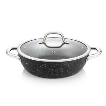 TESCOMA pánev hluboká PRESIDENT Stone s poklicí ø 26 cm , 26 cm