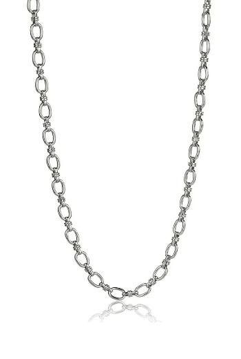 Marc Malone Colier din oțel pentru femei Elisa Silver Necklace MCN24019S