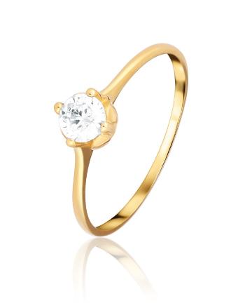 JVD Inel elegant pentru femei din aur galben ZR0119XJ71 56 mm