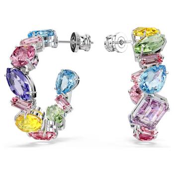 Swarovski Cercei rotunzi cu cristale colorate Gema 5692412