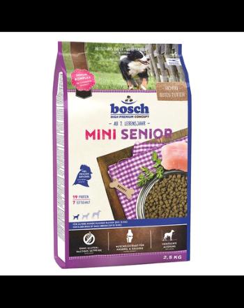 BOSCH Mini Senior Hrana uscata caini seniori de talie mica 2,5 kg