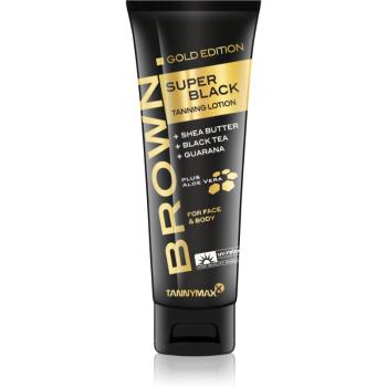 Tannymaxx Brown Super Black Gold Edition Crema de bronzare la solar pentru intensificarea bronzului 125 ml