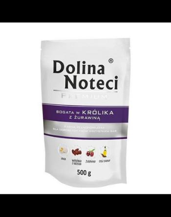 DOLINA NOTECI Premium Hrana umeda caine, cu Iepure si Merisoare 500 g