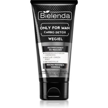 Bielenda Only for Men Carbo Detox gel matifiant de curatare pentru barbati 150 g