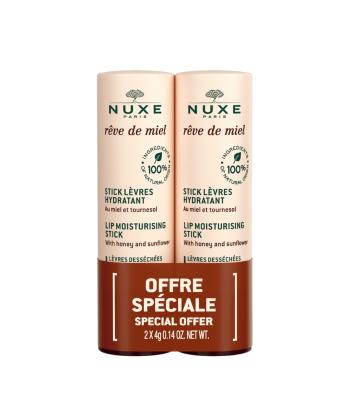 Nuxe Set de rujuri stick hidratante Reve de Miel (Lip Moisturizing Stick Duo) 2 x 4 g