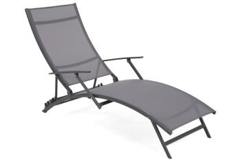 Zahradní lehátko ocel / textil