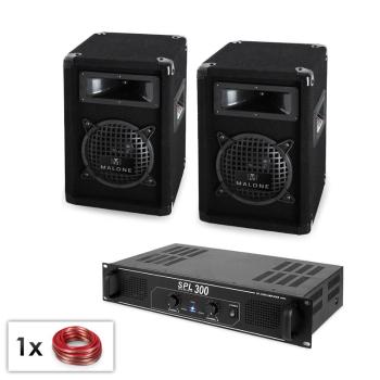 Malone SPL PA este compus din boxe de subwoofer de 6.5 "(16.5cm) și amplificator 300W