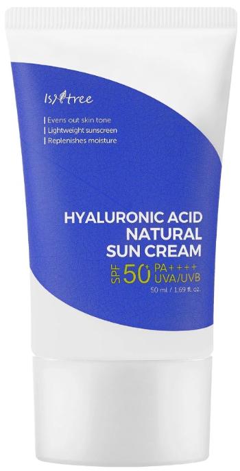 Isntree Cremă de protecție solară SPF 50+ Hyaluronic Acid (Natural Sun Cream) 50 ml