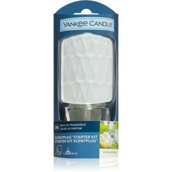 Yankee Candle Clean Cotton difuzor electric + refill 1 buc