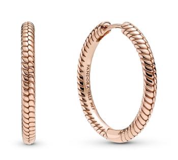 Pandora Cercei rotunzi din bronz Piele de șarpe 289532C00