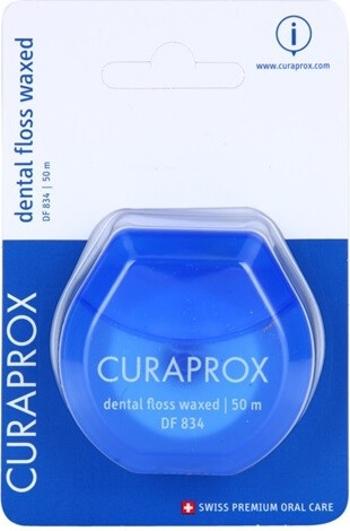 Curaprox Ață dentară cu aromă de menta DF 834 50 m