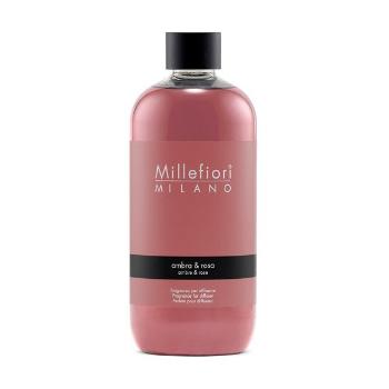 Millefiori Milano Rezervă pentru difuzor de aromă Ambră & Trandafir 500 ml