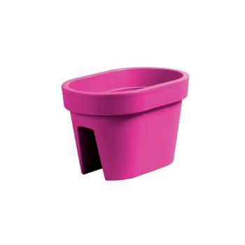 Ghiveci de balustradă Lofly Railing, fucsia, 40 cm, 40 cm