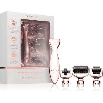 Zoë Ayla Micro-Needling Derma Roller Set aplicator cu micro-ace pentru fata si corp