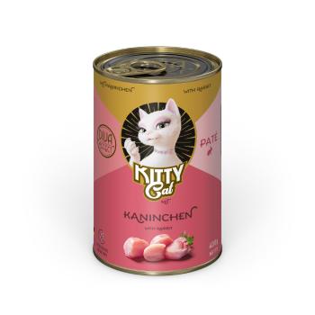 24x400g Kitty Cat Adult Pate Nyúl nedves macskatáp