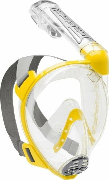 Cressi Duke Dry Yellow Transparent M/L Potápačská maska