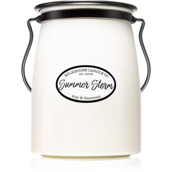 Milkhouse Candle Co. Creamery Summer Storm lumânare parfumată  Butter Jar 624 g