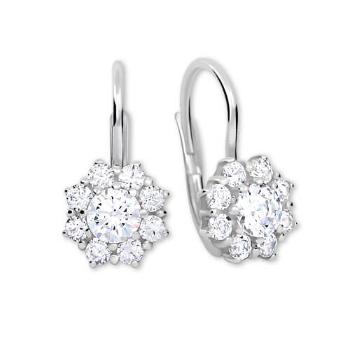 Brilio Silver Cercei din argint cu cristale 436 001 00322 04 - transparente