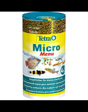 TETRA Micro Menu 100 ml 4 tipuri de hrana pentru pesti tropicali