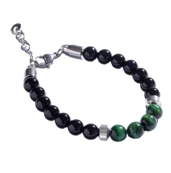 Marc Malone Brățară elegantă din mărgele cu cuarț verde MCGB5020