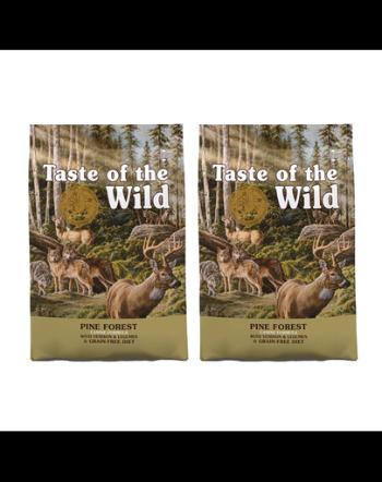 TASTE OF THE WILD Pine Forest hrana uscata caini si catei, cu vanat si legume 24,4 kg (2 x 12,2 kg)