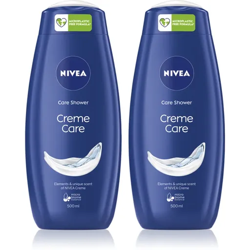 NIVEA Creme Care gel cremos pentru dus ambalaj economic 2 x 500 ml