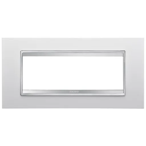 Rama ornament 6 module Gewiss Chorus Lux GW16206TB, alb