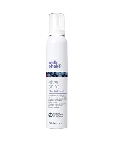 Balsam-Spuma Hidratanta Pentru Neutralizarea Tonurilor Calde Milk Shake Silver Shine Whipped 200ml