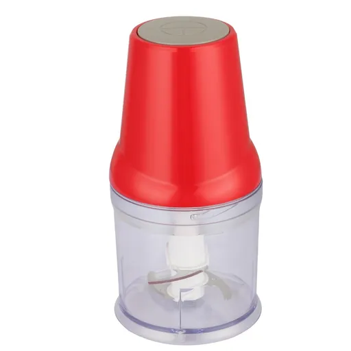 Tocator electric pentru alimente Oliver Voltz OV51111C, 400 W, 500 ml, Lama dubla, Rosu