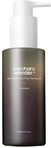 Haruharu Wonder Ulei hidratant și fin de curățare Black Rice Moisture Deep (Cleansing Oil Vegan) 150 ml