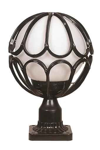 Lampa de exterior, Opviq, 685AVN1125, Alb/Negru