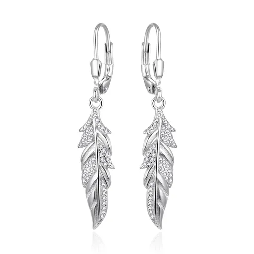 Agato Cercei din argint Frunze AGT-E107LW