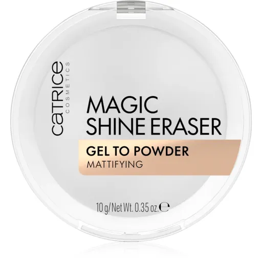 Catrice Magic Shine Eraser Gel To Powder pudra matuire cu textura de gel culoare 010 Camera Ready 10 g
