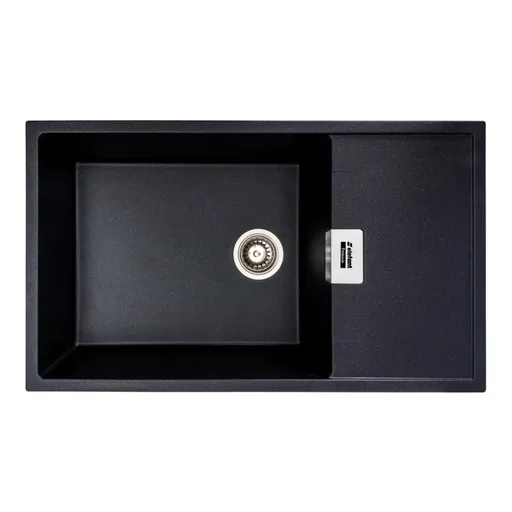 Chiuveta de Bucatarie Elefant Premium Diamond Negru Metalic, 856x500mm