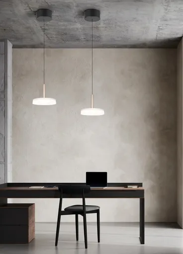 Lustra Celeste, TRIO, 22x200 cm, 10W, 1x SMD LED, metal, negru/alb