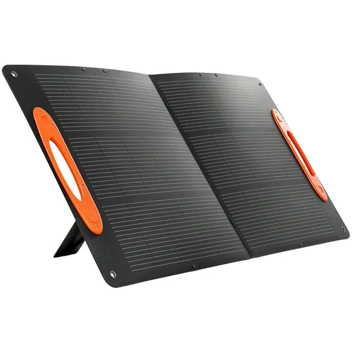 HOMCOM Încărcător Solar 100W, Pliabil, cu Port USB-A și USB-C pentru Încărcare Rapidă de Smartphone-uri și Tablete, Impermeabil IP67, Negru | Aosom Ro