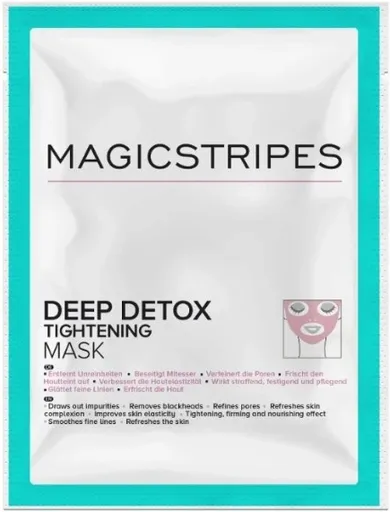 MAGICSTRIPES Mască de față detoxifiantă (Deep Detox Tightening Mask) 1 buc.