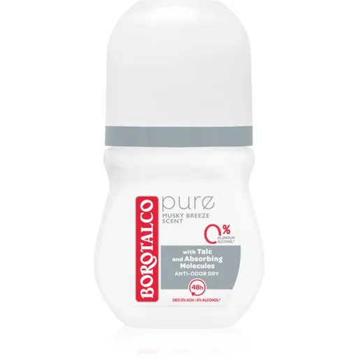 Borotalco Pure Deodorant roll-on parfum Musky Breeze 50 ml