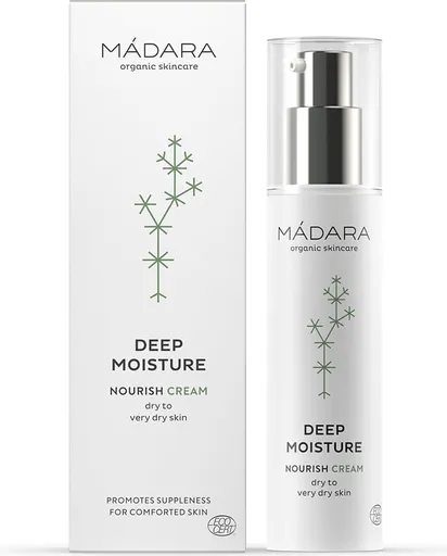 MÁDARA Cremă hidratantă și nutritivă pentru pielea uscată Deep Moisture (Nourish Cream) 50 ml