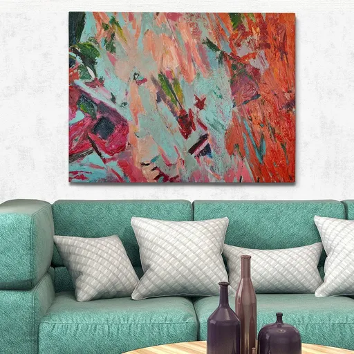 Tablou decorativ, OP2095542463, Cadru: 100% LEMN (grosime: 3 cm), Multicolor